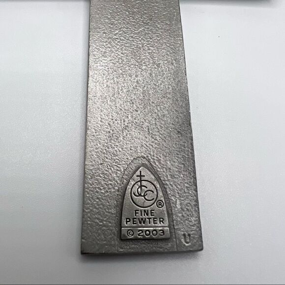 JCC Pewter Cross 2003. Baby’s Baptism Cross. - Picture 3 of 5